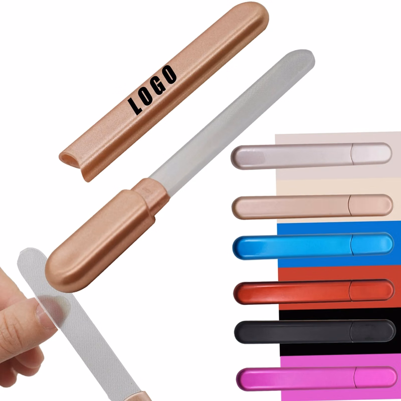 Etched and Polished Glass Nail File