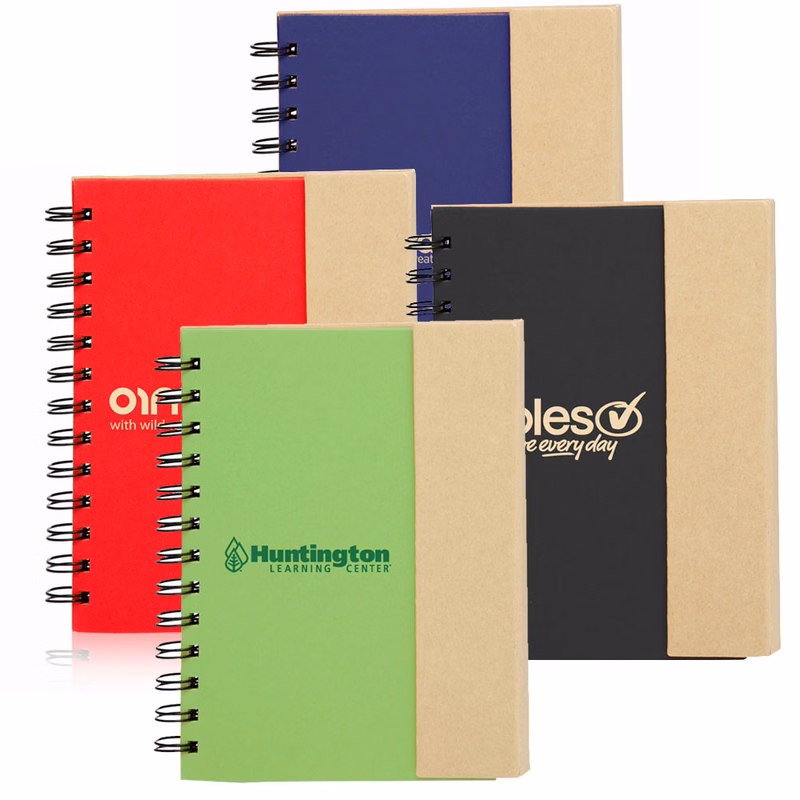Eco Flip Top Notebook with Sticky Notes - 5.25" W x 7" H