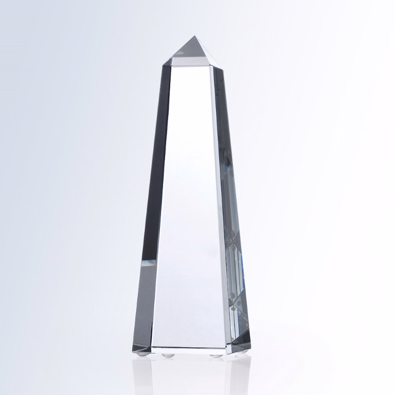 Small Master Obelisk Optic Crystal Award