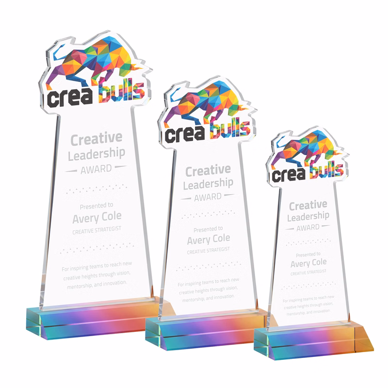 EdgeCraft Tapered Award on Mitered - Prismatic (via Air)