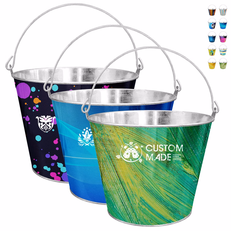 Full Color 170OZ Metal Beer Ice Bucket