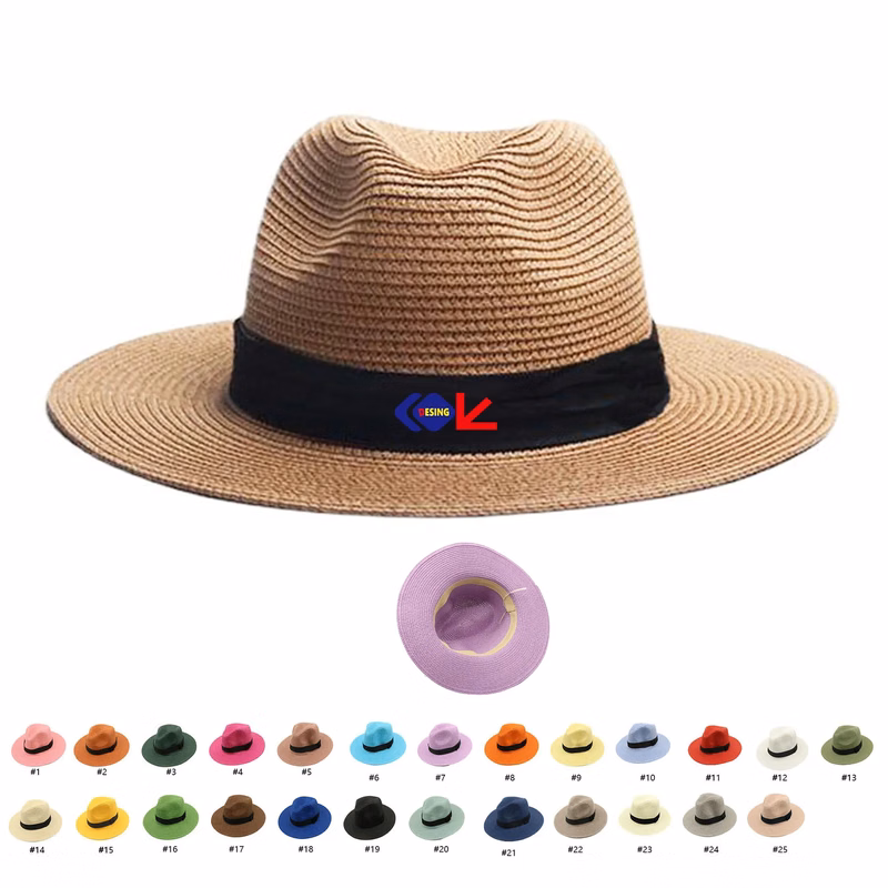 Fedora Summer Straw Panama Hat