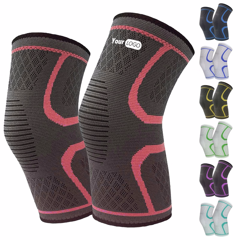 Nylon Knee Support ?C Elastic Fit For Fitness & Sports