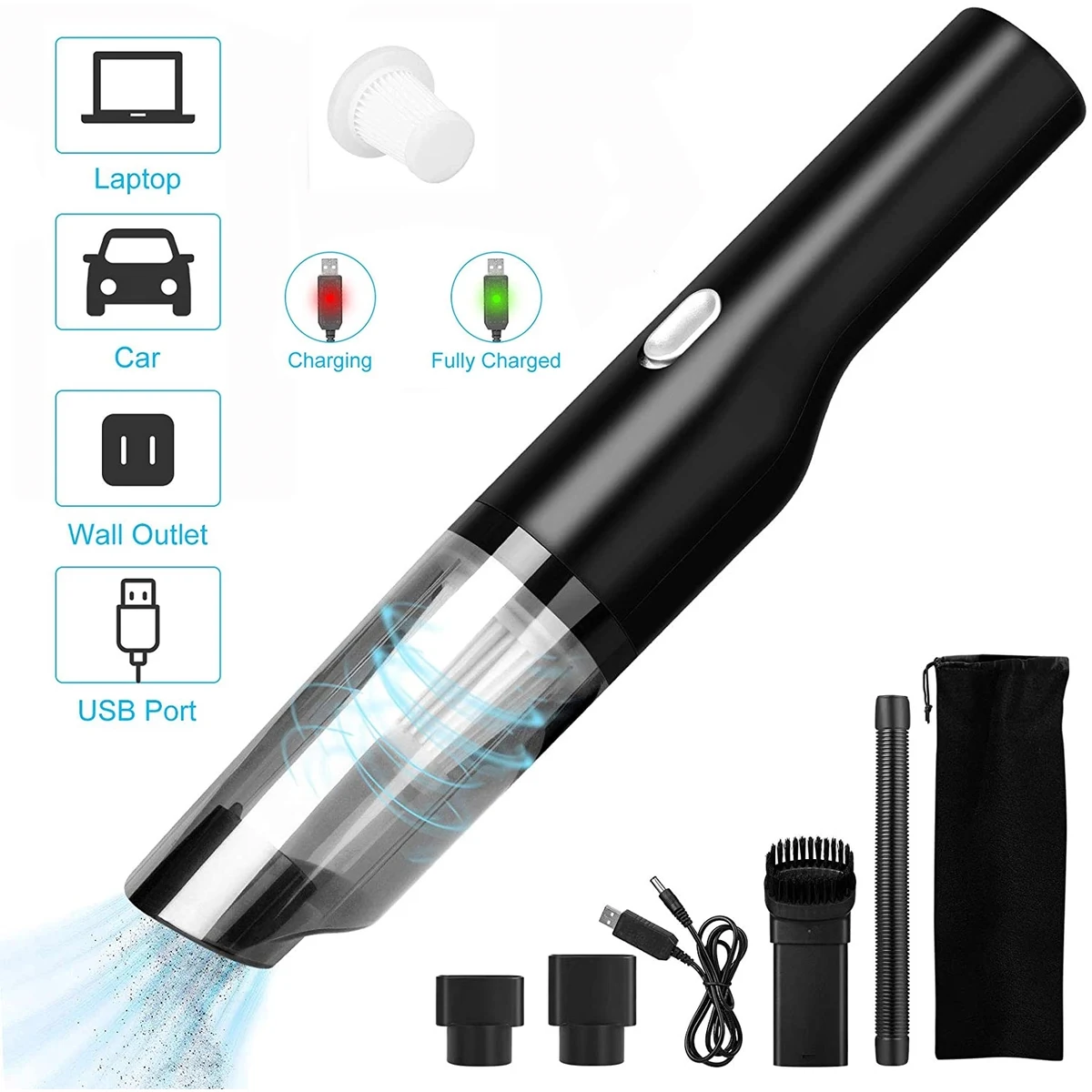 Mini Cordless Car Vacuum Cleaner 1