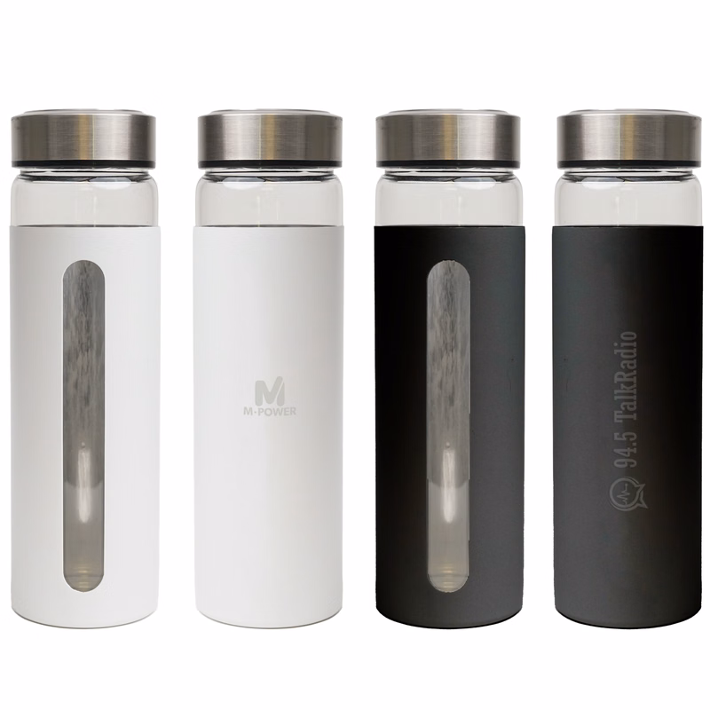 Rideau 600 Ml. (20 Fl.Oz.) Glass Bottle With Aluminum Sleeve