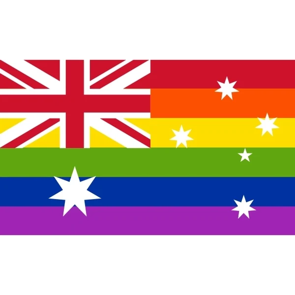 Australia Pride Antenna Flag 1