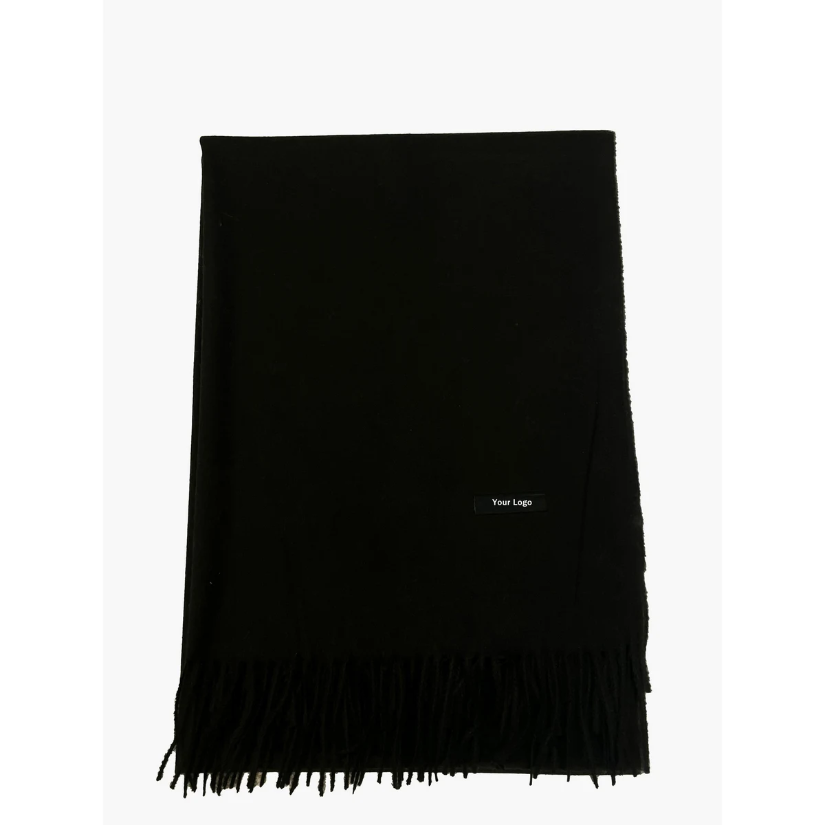 100% Polyester Black Scarf 1