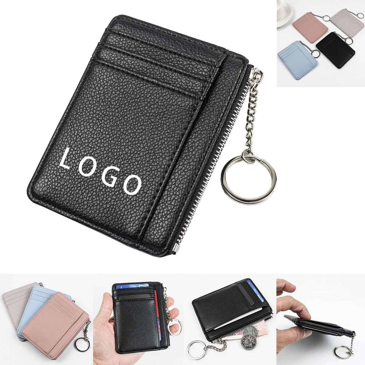 Compact Mini Keychain Small Wallet 1