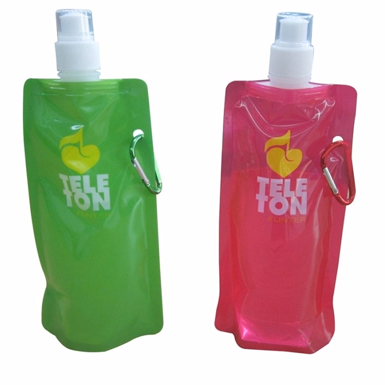 Stand Up Pouch Doypack Pouch with Suction Nozzle and Carabiner