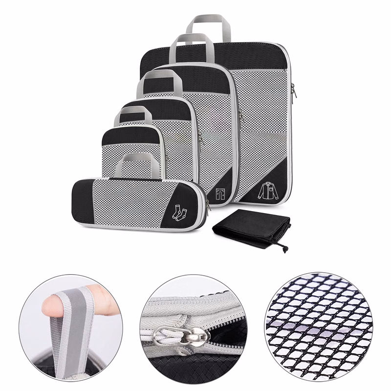 6 PCS Compression Packing Cube Set