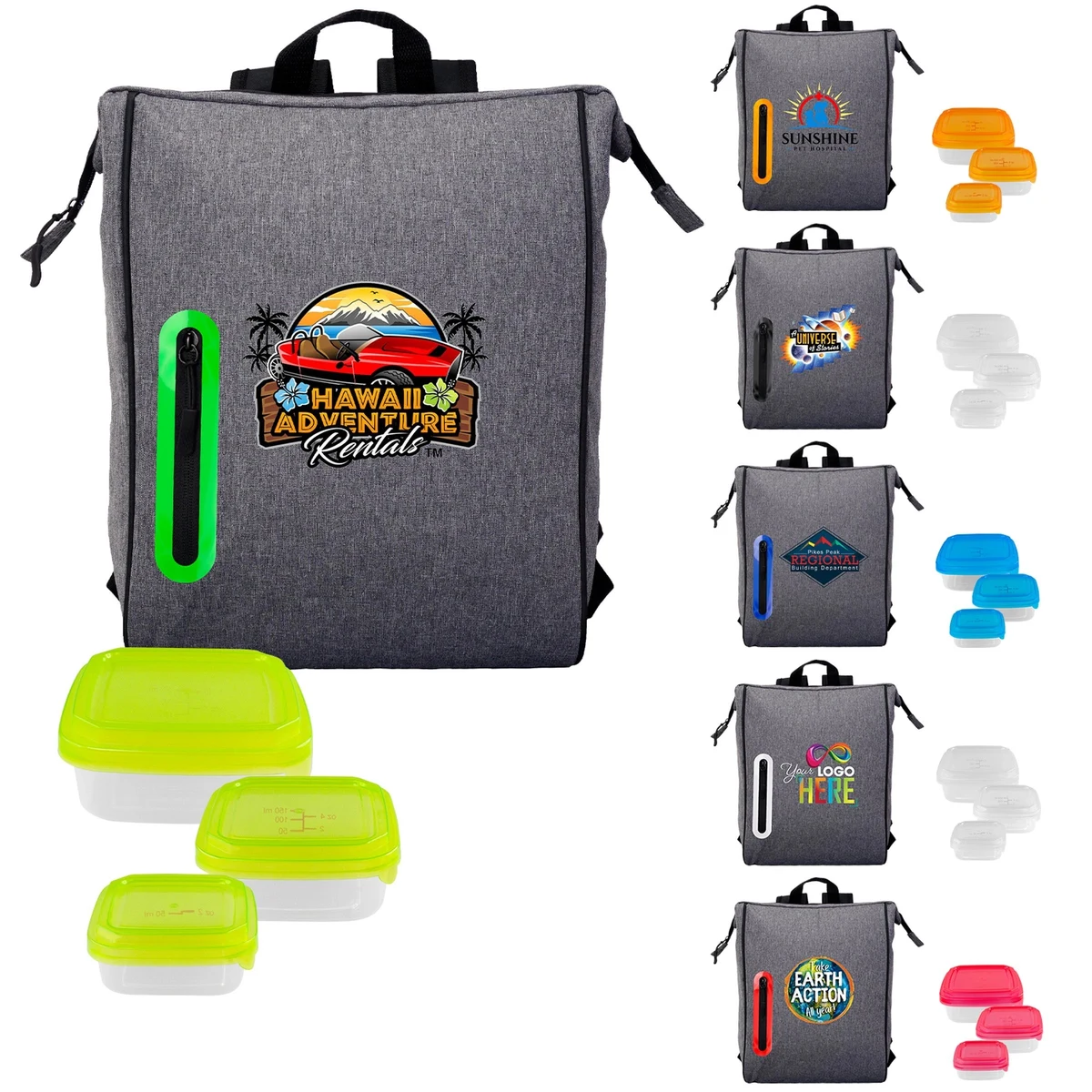 Portion Control Oval Lunch Cooler 1