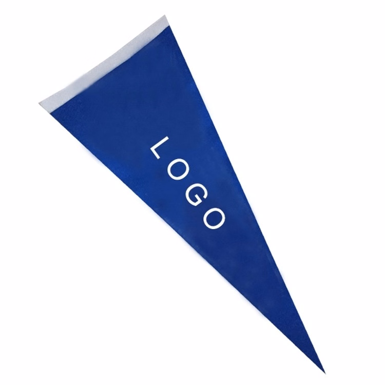 Blue Felt Pennant 8" x 18"