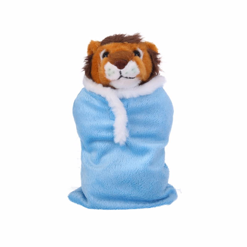 Soft Plush Lion in Baby Sleep Bag Stuffed Animal