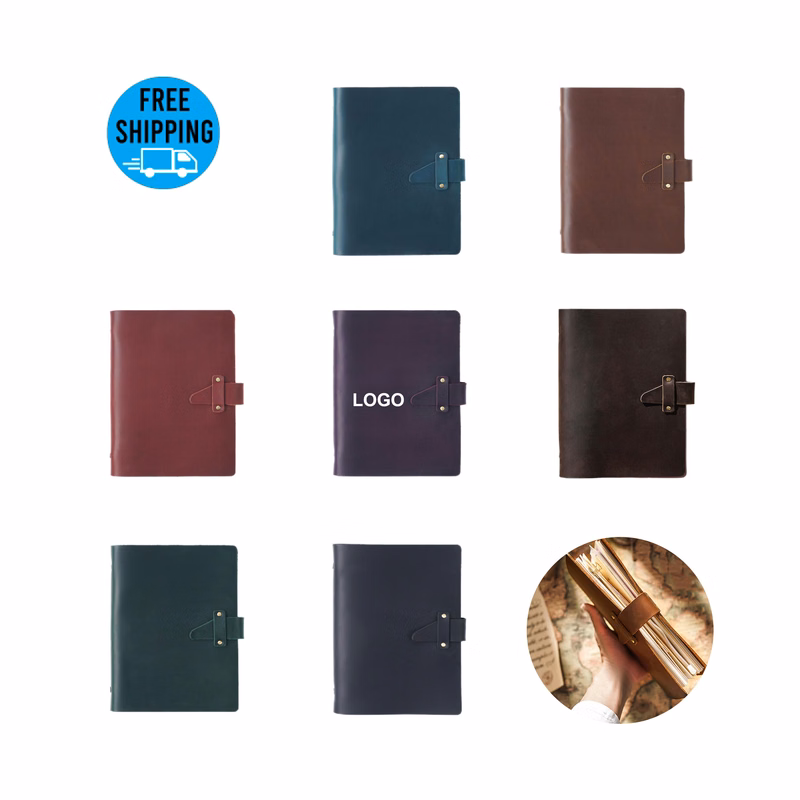 A7 Genuine Leather Refillable Journal (5.71"x4.14")