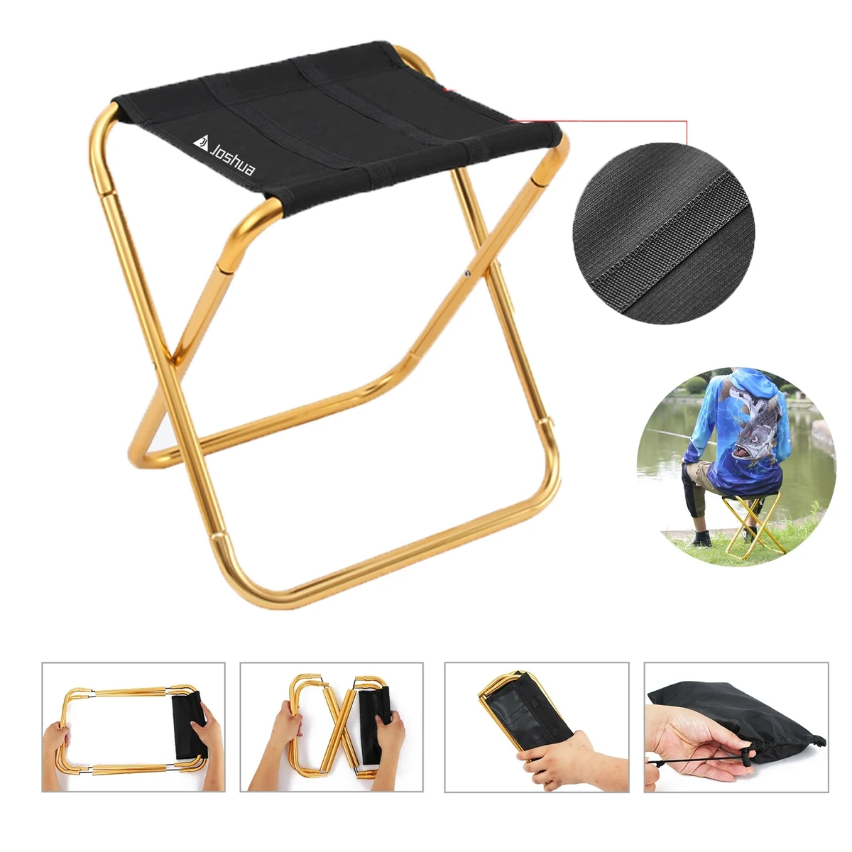 Lightweight Folding Camping Stool 1