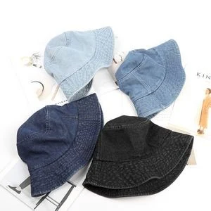 Fashion Denim Bucket Hats 1