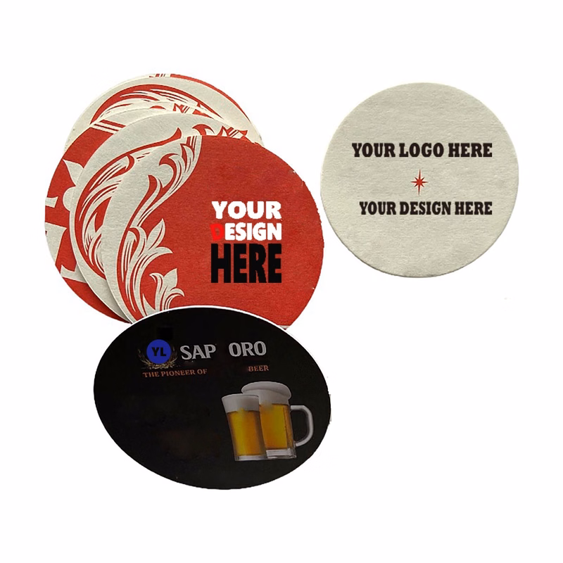 3 1/2" Round Full Color Paper Coaster