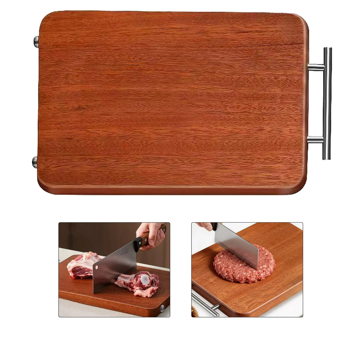 Double-sided Ebony Wood Cutting Board 1