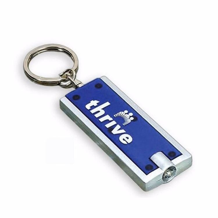 Keychain with LED Touch Flashlight