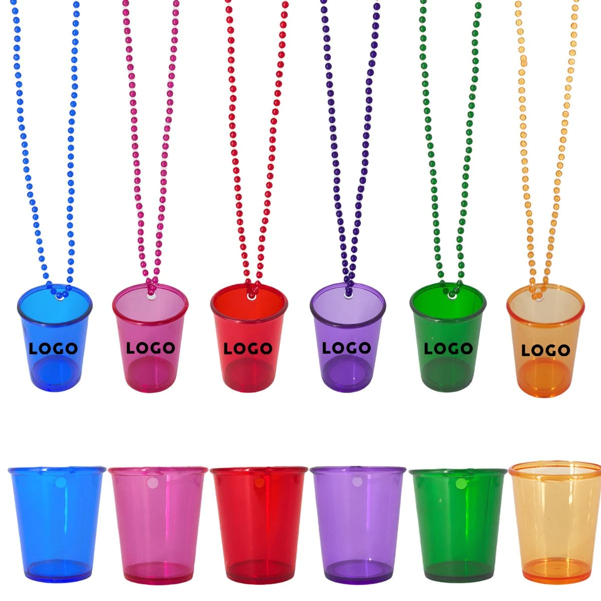 Mini Shot Glass Party Necklace 1