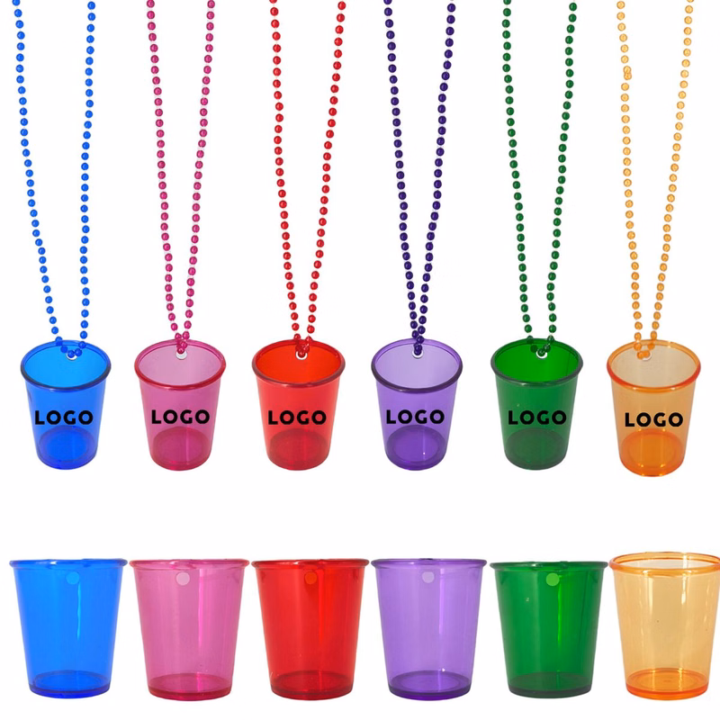 Mini Shot Glass Party Necklace