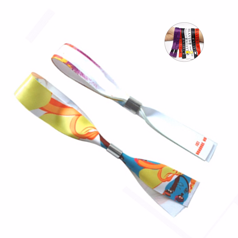 Woven Wristband With Closure