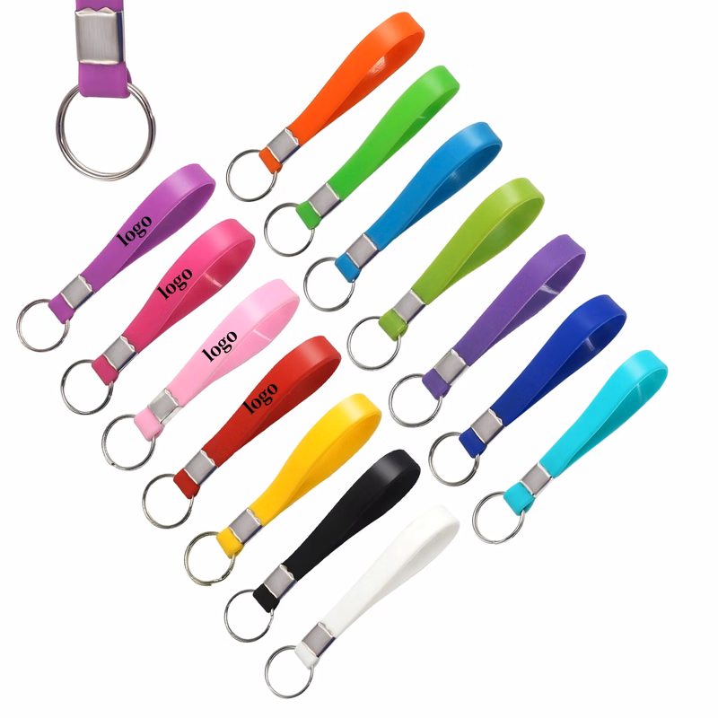Running Marathon Cross Country Run Silicone Keychains