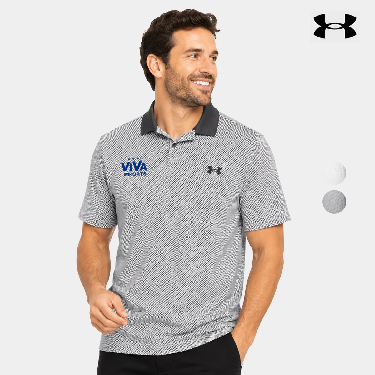 Under Armour Men's 3.0 Printed Performance Polo 1