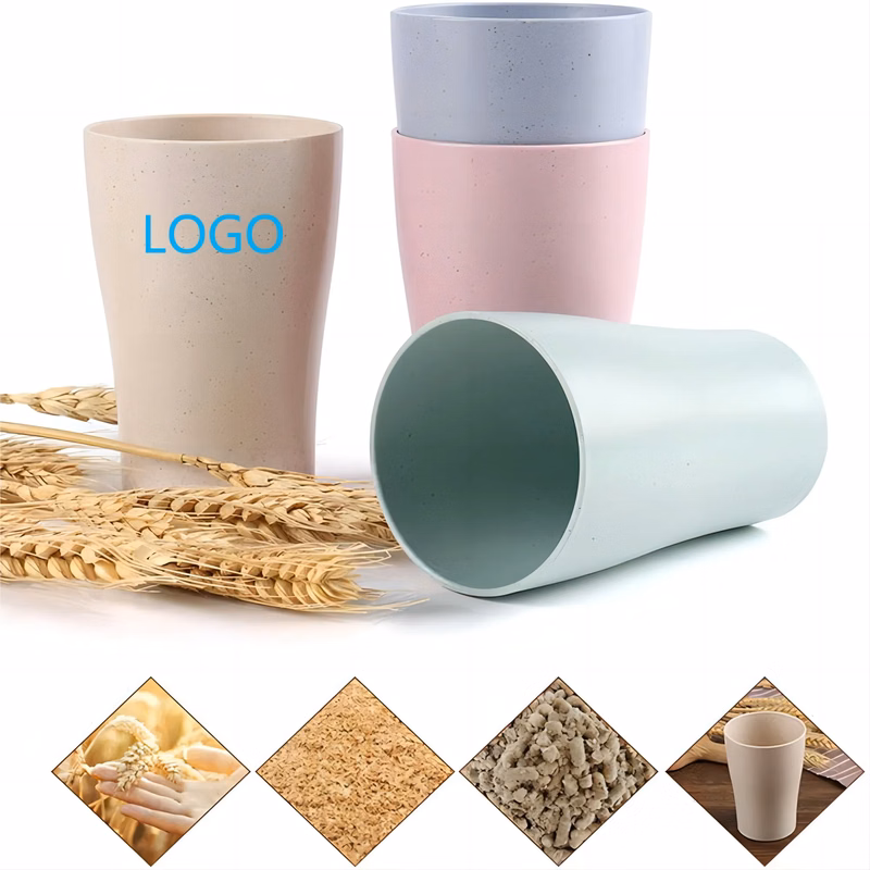 Wheat Straw Toothbrush Cup 10oz
