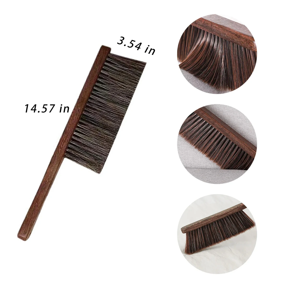 Wooden Dust Removal Brush With Logo For Home Cleaning 1