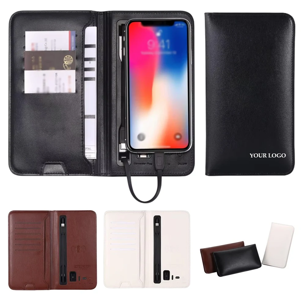 Leather Wallet With Wireless Charging 1