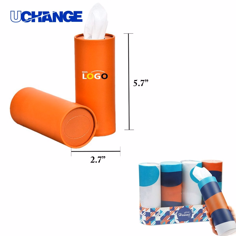 Round Car Tissue Paper Dispenser Holder