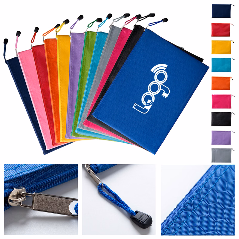 Oxford Fabric A4 Zipper Pouch