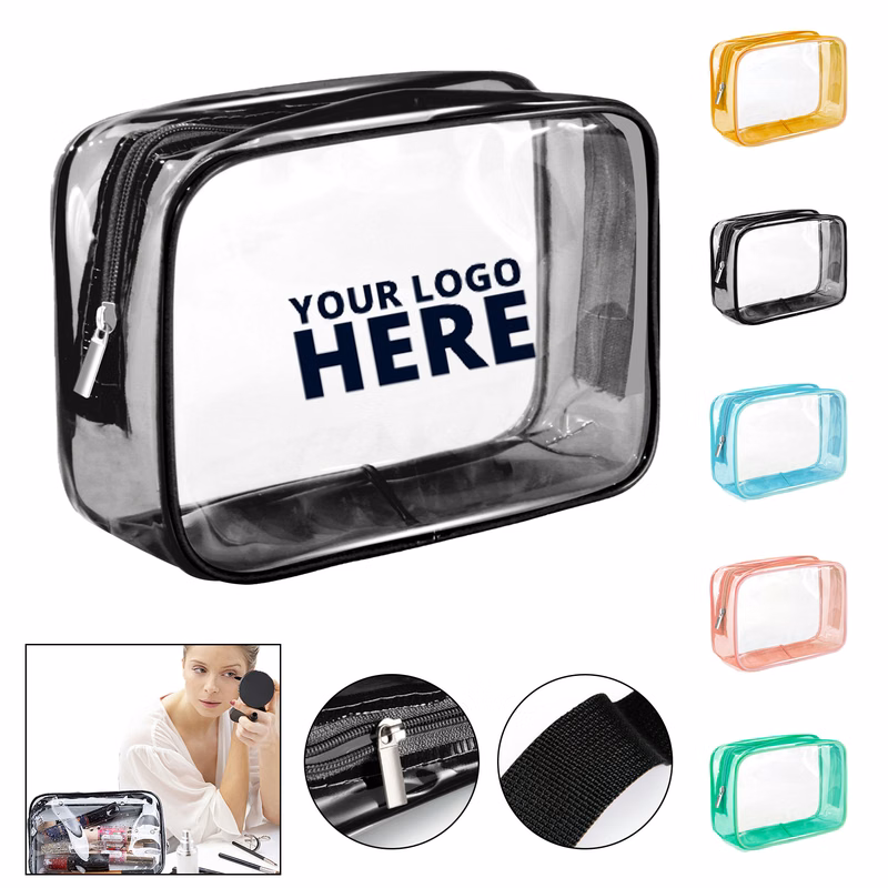 Portable Transparent Travel Amenity Bag