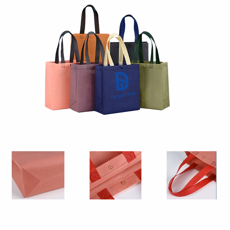 MOQ 50 Snap-Closed Non-Woven Bag