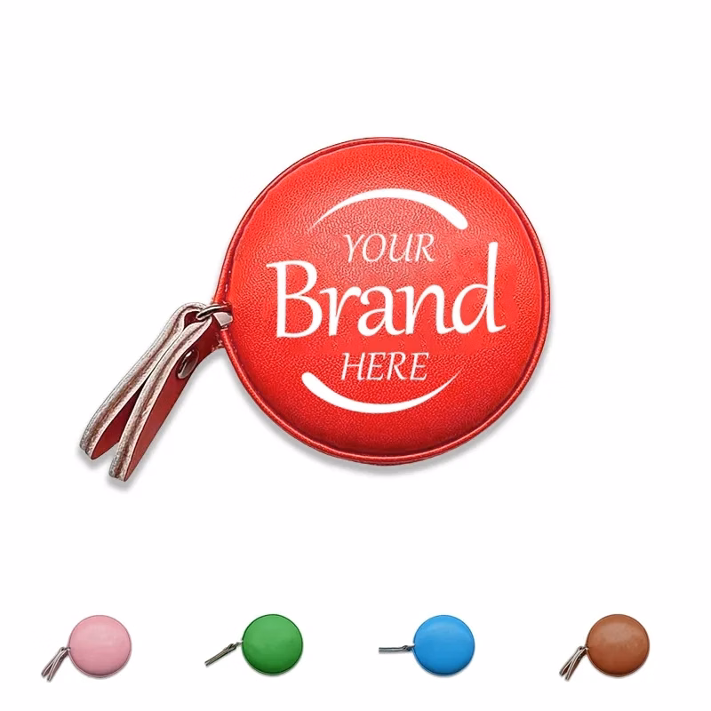 Round Pu Leather Tape Measure