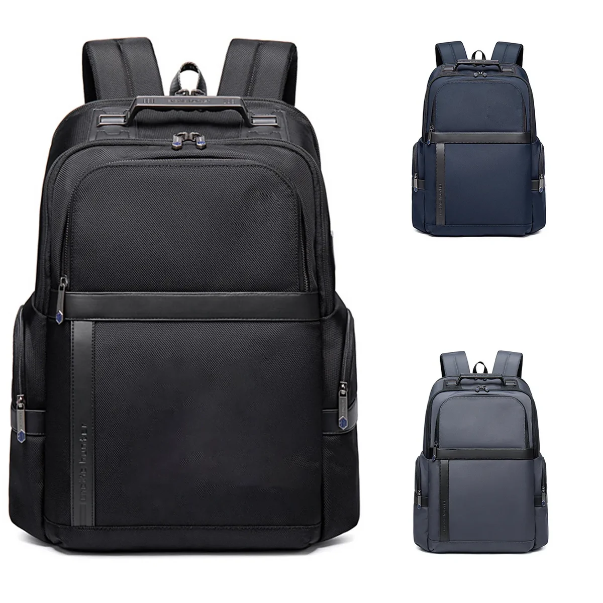 Polyester Multicolor Backpackwith USB ChargerPort 1