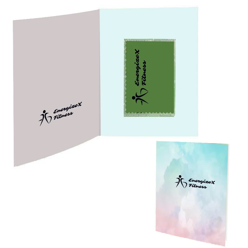 Greeting Card with Microfiber + PVC Pouch 1