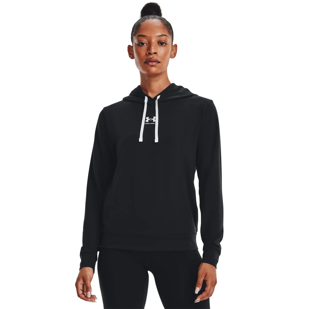 UA Rival Terry Women's Hoodie, custom hoodie or sweatshirt with logo imprint 1