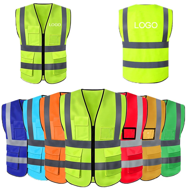 Construction Vest W/ Reflective Strip 1