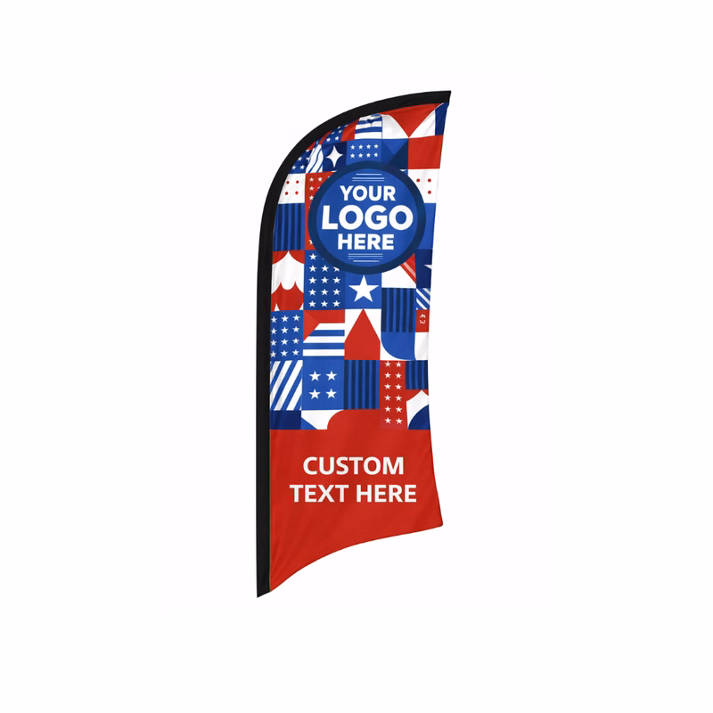 12' Shaped Flag