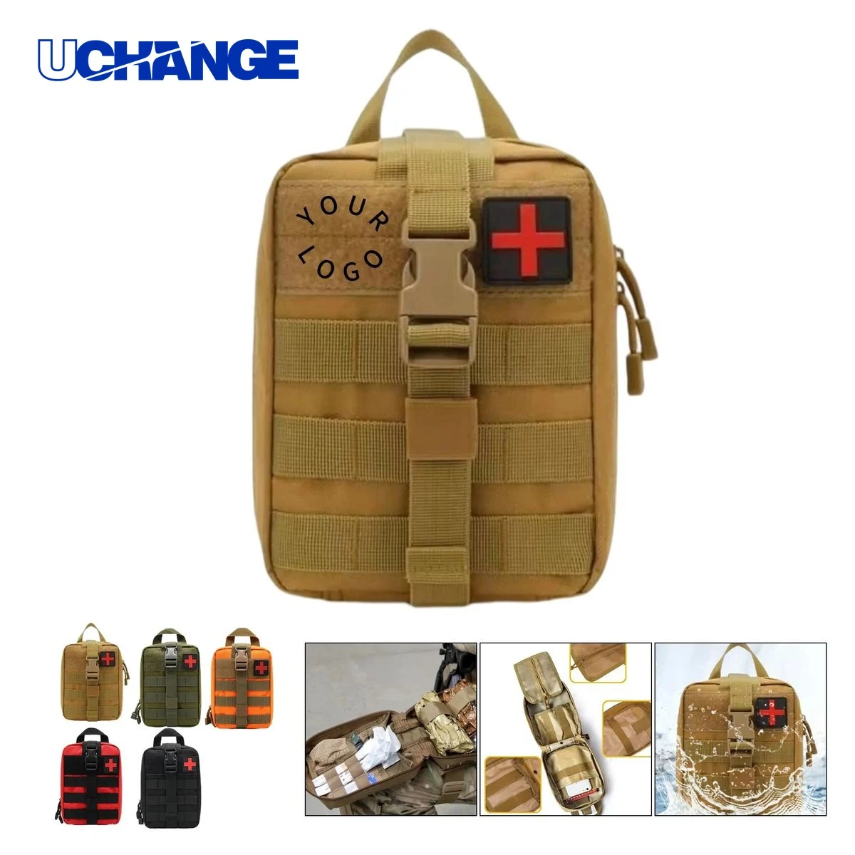 Outdoor First Aid Kit Organizer 8x6 Inch 1
