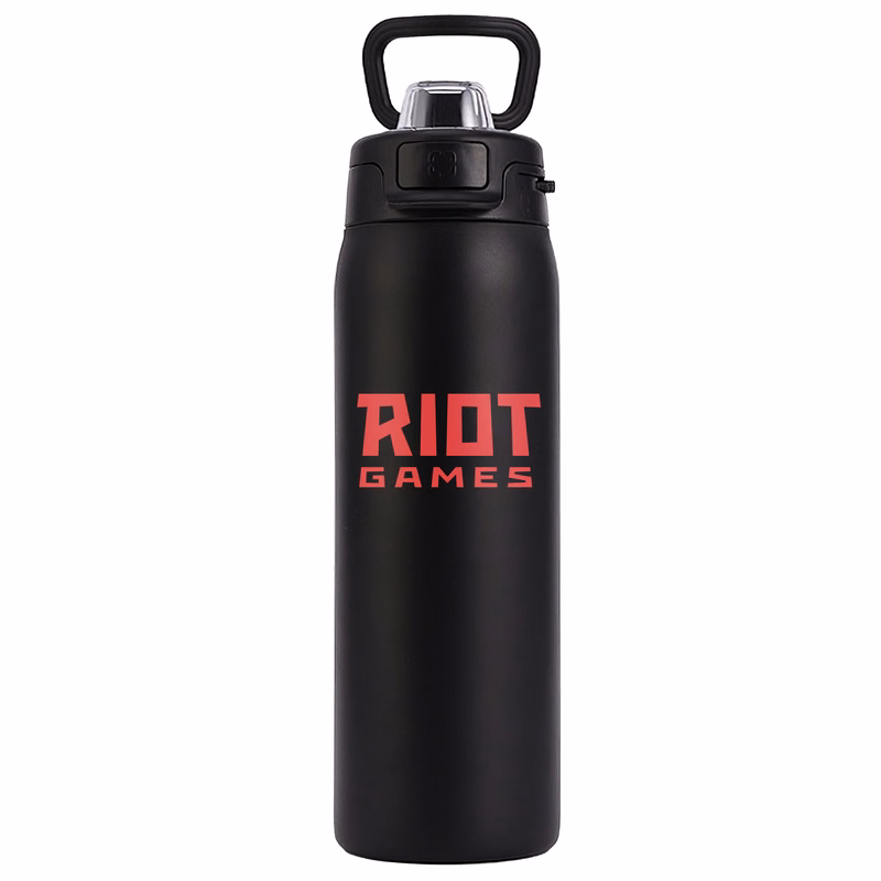 Fountain-XVIII - 22 Oz. Dual Lid Water Bottle (Double Walled)