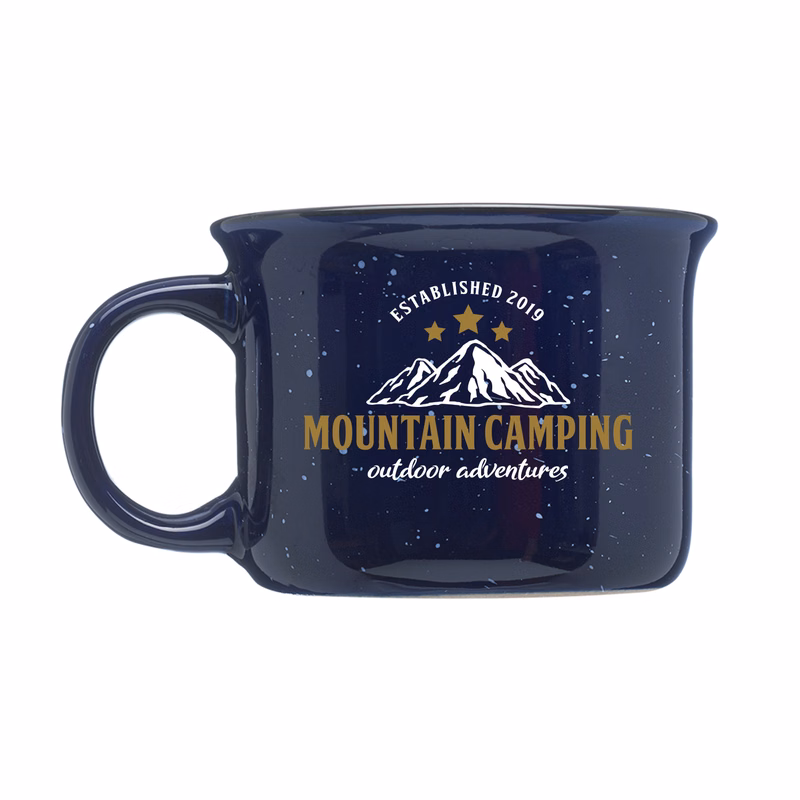 8 oz. Speckled Hearth Ceramic Mug (2 Color Imprint)