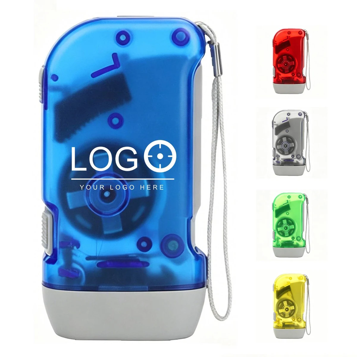 Portable Hand Crank LED Flashlight 1