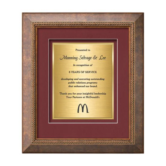 Lazio Certificate TexEtch - Bronze/Copper 1