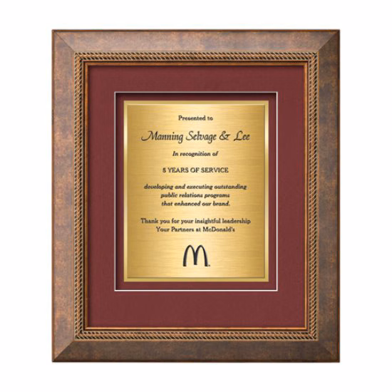 Lazio Certificate TexEtch - Bronze/Copper