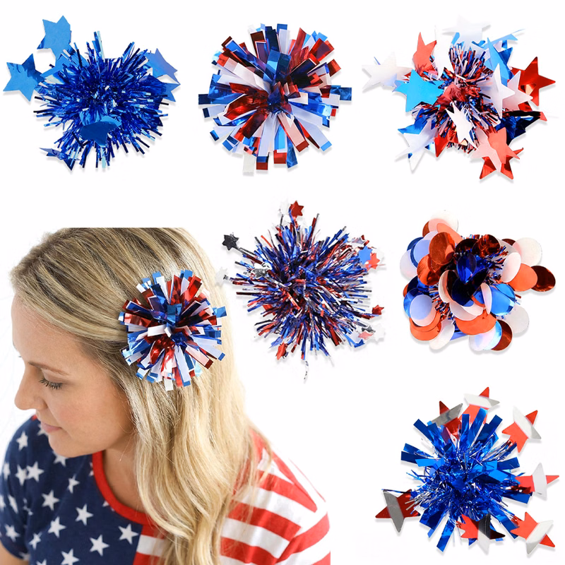 Independence Day Decorative Hair Streamers