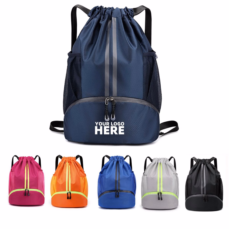 Drawstring Backpack Sports Gym Bag
