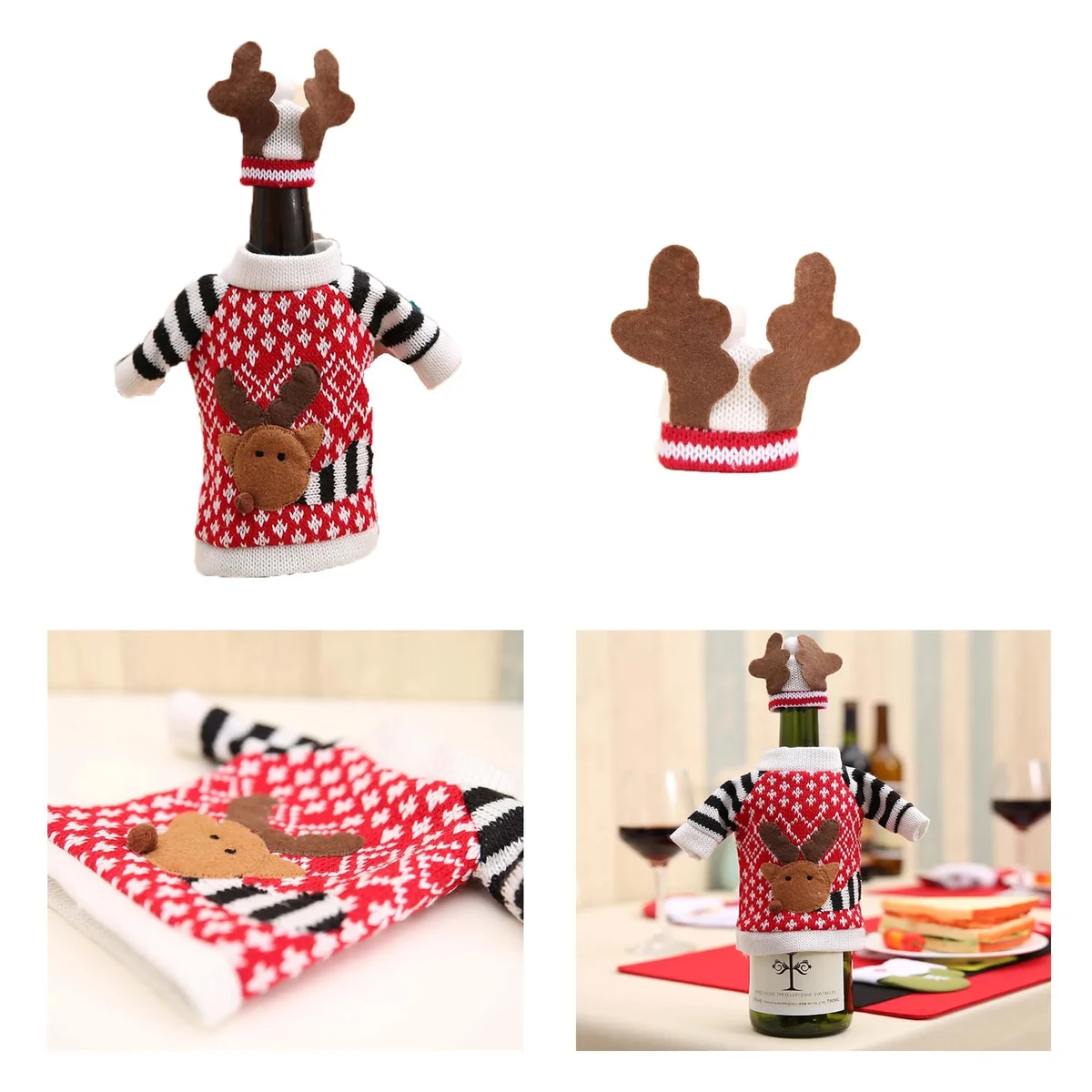 Wine Bottle Cover Set 1